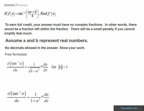 Please Help, this chapter was on derivatives...