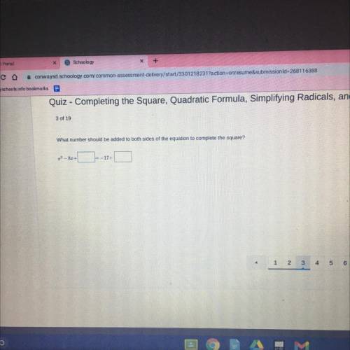 What number should be added to both sides of the equation to complete the square?