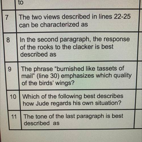 Rephrase questions 9 and 10
