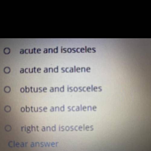 A triangle has two equal sides and two angles whose measures are 30 degrees each. Find the measure