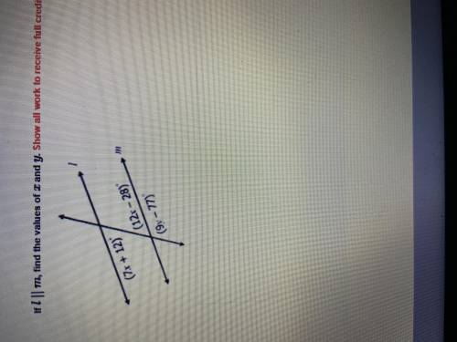 Find the values of x and y