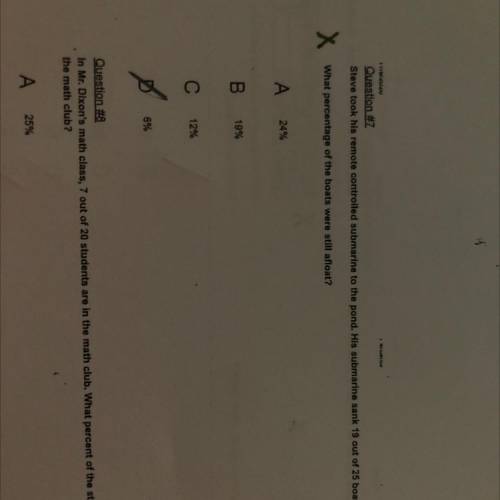 (#7) pls help ASAP! If correct will mark brainliest!