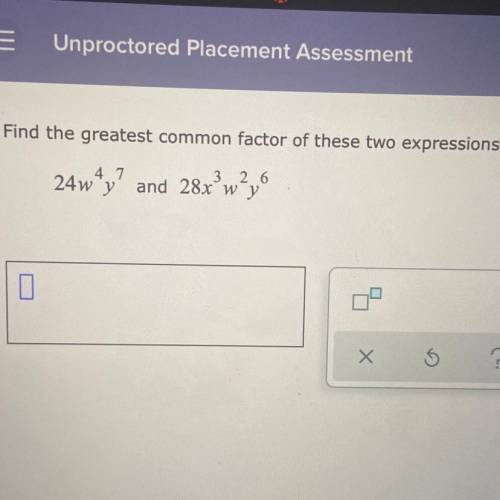 Find the greatest common factor of these two expressions