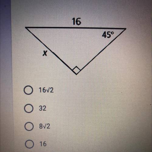 Find the value of X. If your answer is not an integer, express it in simples
radical form.