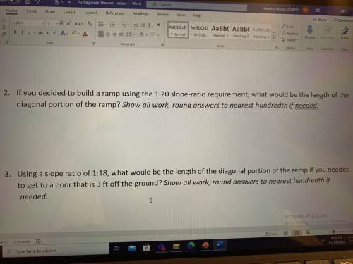 If you decided to build a ramp using the 1:16 slope - ratio requirement , what would be the length