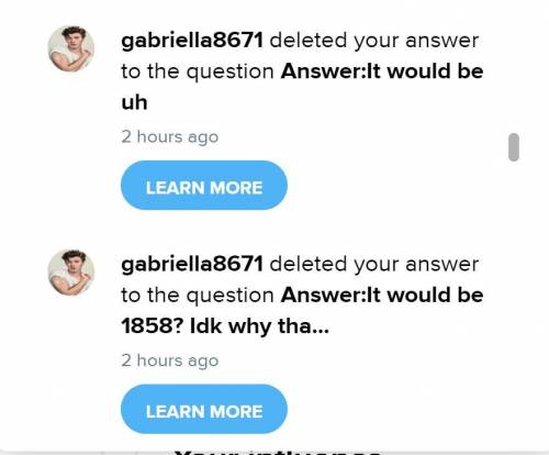 Is it just me or some user or bot named Gabriella8741 deleting our questions & answers? I canno