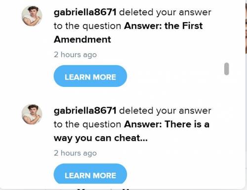 Is it just me or some user or bot named Gabriella8741 deleting our questions & answers? I canno