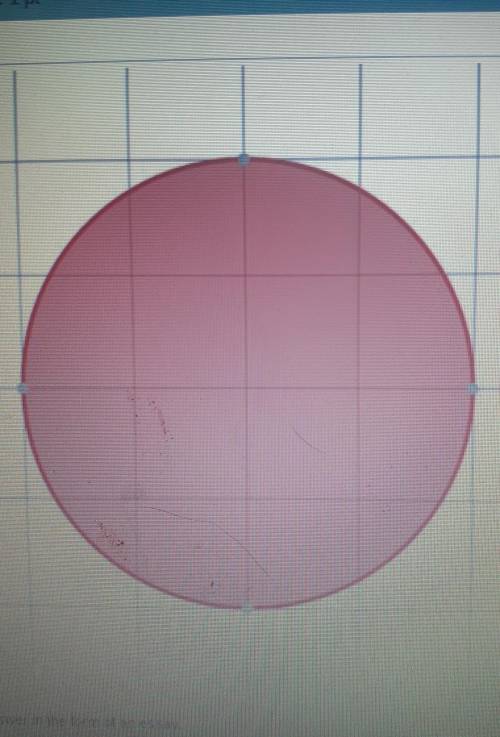 Use the figure below to answer the question below.

A. If each square represent one square unit, e