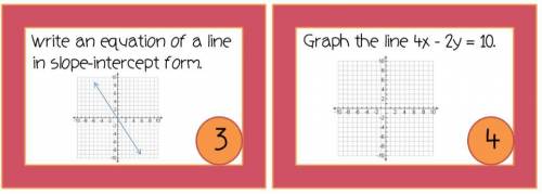 100 Points Linear Equations

1.) Write the equation of a line in point-slope form that has a slope