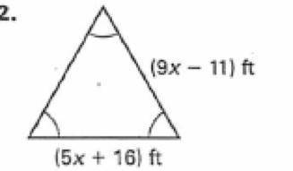 Perimeter
Solve for x, and find the Perimeter
Geometry
Need answer ASAP