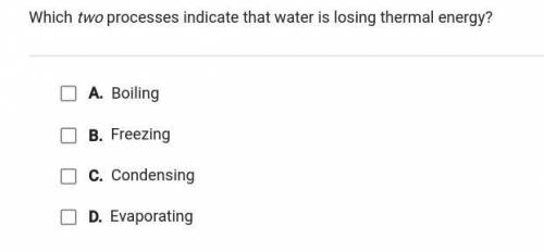 Which Two process is it Giving brainliest 100 points