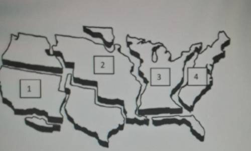 Which area on the map above did the United States acquire through the Treaty of Paris in 1783? A Ar