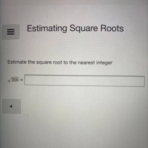 Estimate the square root to the nearest integer.