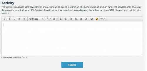 The SDLC design phase uses flowcharts as a tool. Conduct an online research on whether drawing a fl