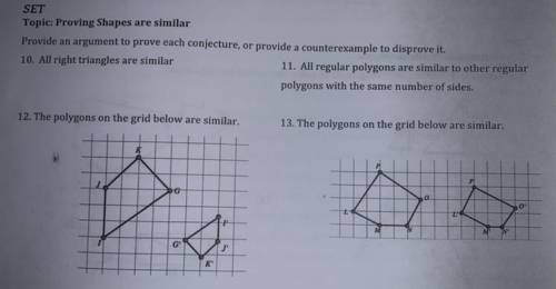 Help asap!! Provide an argument to prove each conjecture, or provide a counterexample to disprove i