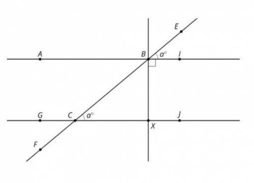 Prove lines AI and GJ are parallel.