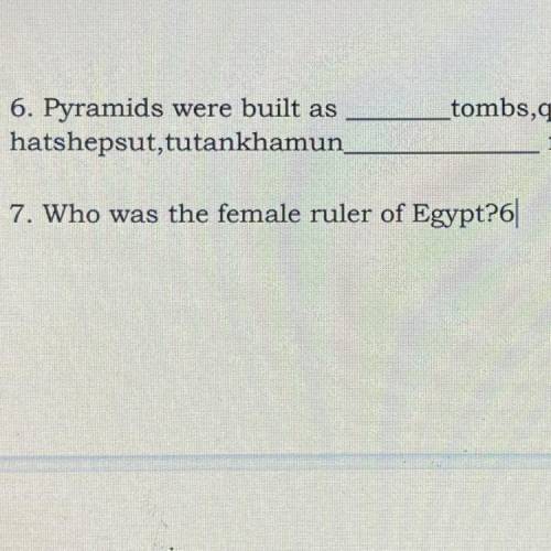 6th grade history I mark as brainliest please do number 7