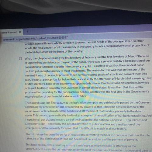 PART A: How does paragraph 5 contribute to the development of ideas in the text? A It criticizes ci