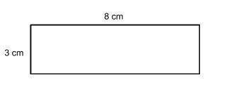 If the rectangle below is enlarged using a scale factor of 3.5, what will be the PERIMETER of the n