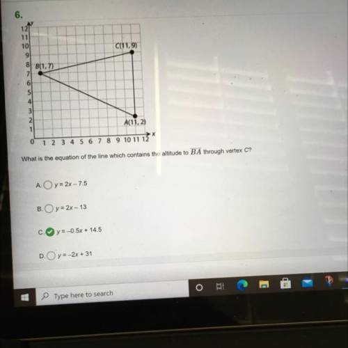 Can someone please help me with this problem? I believe it is C but am not sure.
