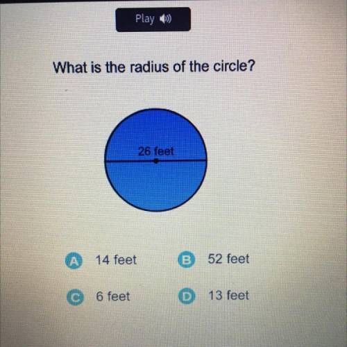 What is the radius of the circle?