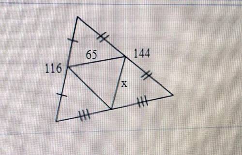 Find the value of x.