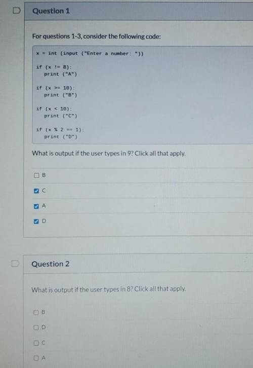Need help with the four questions from 3.2 lesson practice (Edhesive)