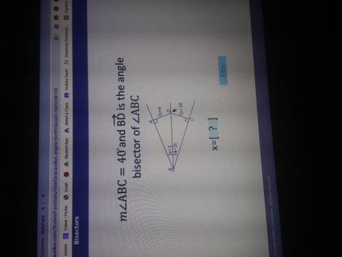 Abc=40 and bd is the angle bisected of abc