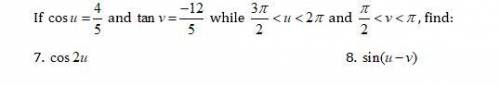 100 POINTS AND BRAINLIEST

Please solve the two problems on the image. I will for sure give BRAINL