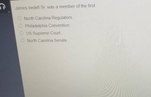 HELP ...... James Tredell Sr was a member of the first North Carolina Regulators Philadelphia Conve