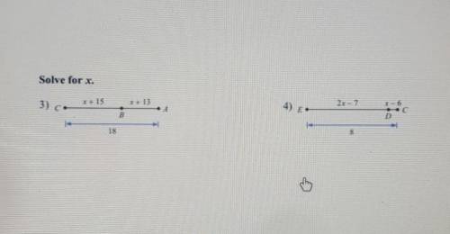 I WILL GIVE EXTRA POINTS

please solve 3 and 4. name of the assignment: Practice: Segment Addition