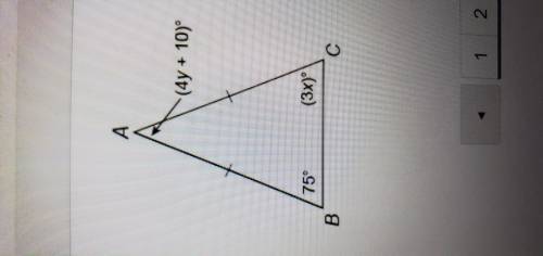 What is the value of y?
Enter your answer in the box.
y =