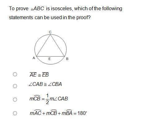 To prove angle ABC is isosceles?