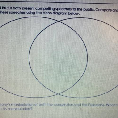 Antony and Brutus both present compelling speeches to the public.Compare and Contrast their honesty