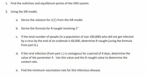 Please answer 1 and 2