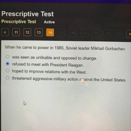 When he came to power in 1985, Soviet Leader Mikhail Gorbachev... (TIMED PLS HURRY)