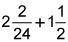 Which expression results in a sum or difference of
the answer choices are