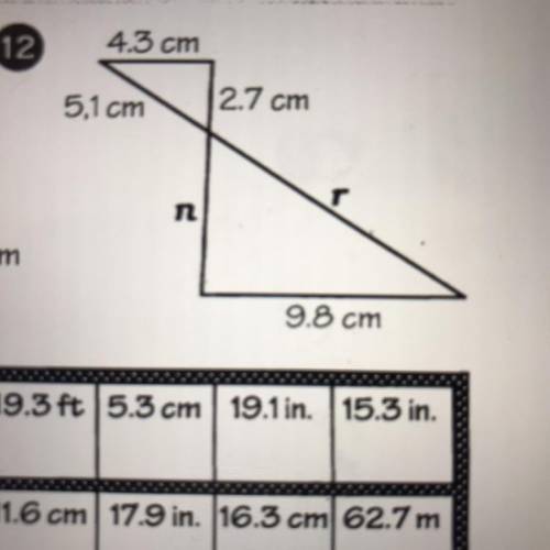 Find n and r 10 pointssss