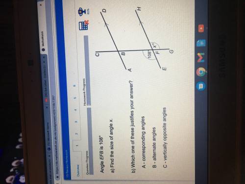 How would I find the size of angle x