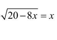 How do I solve this equation and check the solutions?