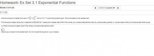 Exponential functions...
help is appreciated.