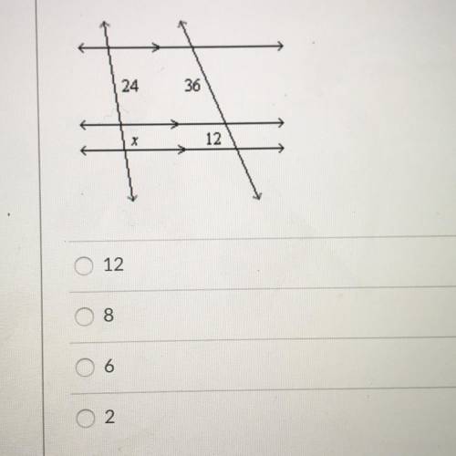 What is the value of x?