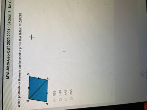 Which postulate or theorem can be used for...