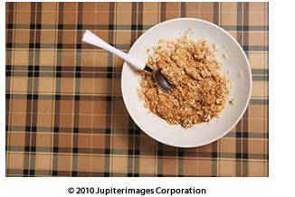 Ill give you a Brainliest if it is right

This picture shows some fortified cereal in a bowl.
What