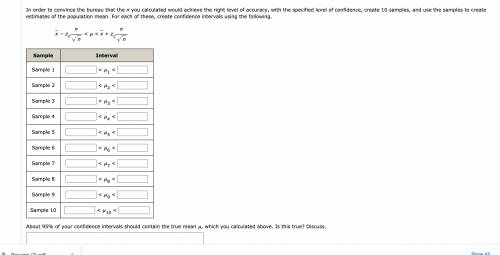 I need help on all these sections, but more on the table!