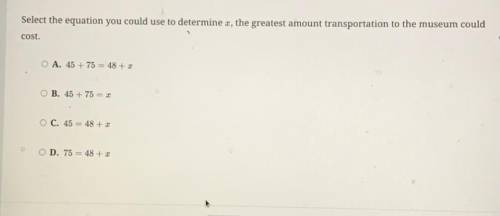 When your class visited the aquarium, the costs totaled the maximum

amount allowed for any field