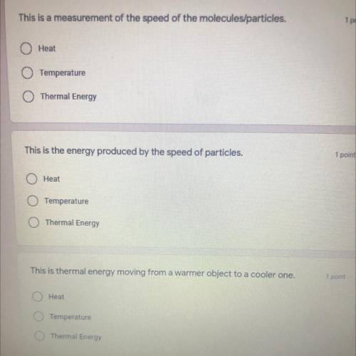 I just need help with these 3 questions