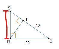 What is the length of line segment SR?