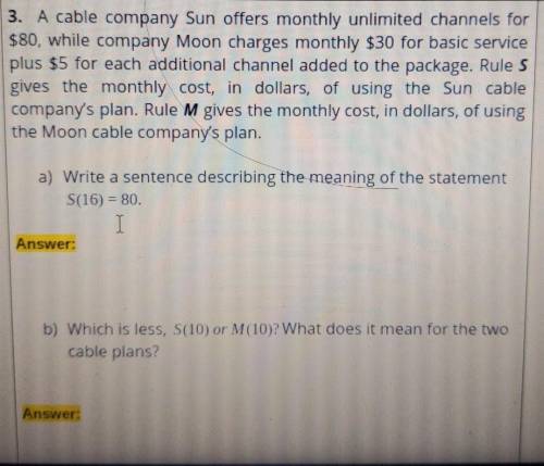 Please answer a and b