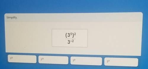 ASAP simplify 2(3^5)/ 3 ^-2